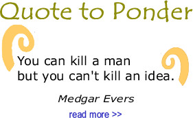 Medgar Evers Quotes