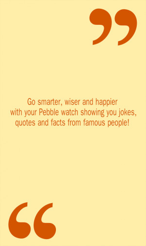 Quotes for Pebble - screenshot