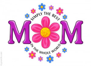 Simply The Best Mom In The Whole World Graphic