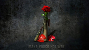 war quotes peace ammunition digital art bullets roses red rose ...