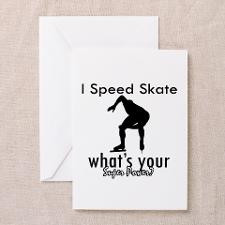 Speed Skate Greeting Cards (Pk of 20) for