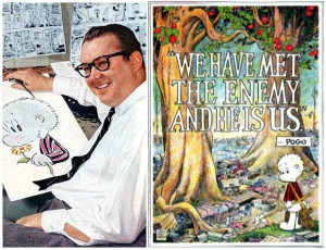 Walt Kelly (1913-1973) and his famous poster for the first Earth Day ...