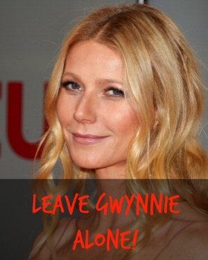 Why Gwyneth Paltrow needs to be left alone via the Mama Mary Show