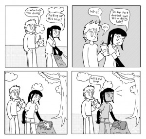 Comics wherein Liz becomes annoyed at someone! Also you’ll notice ...