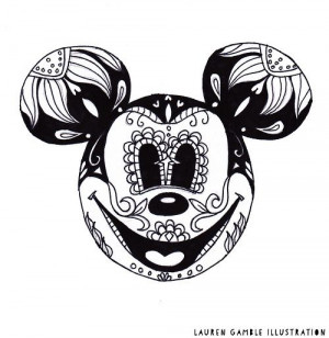 Day Of The Dead Tumblr Quotes Day of the dead mickey mouse -