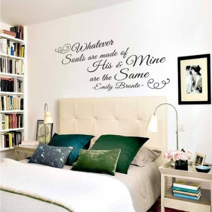 Whatever souls are made of Emily Bronte Vinyl Wall Lettering