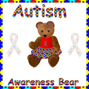 AUTISM AWARENESS QUOTES BEAR (BOXED) contents