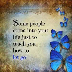 Letting go
