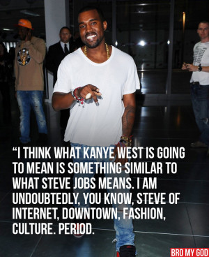 Kanye was interviewed by the New York Times and it was well awesome ...