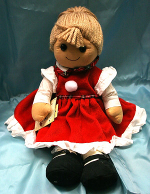 My Doll bambola abito rosso con fiocco scozzese Originale MY DOLL