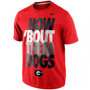 Nike Georgia Bulldogs 2013 How 'Bout Them Dogs T-Shirt - Red