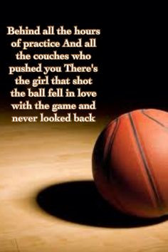 ... Fell In Love With The Game And Never Looked Bacl - Basketball Quote