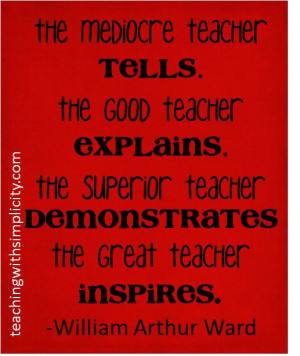 great teachers inspire # motivation for teachers