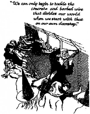 Those who build walls are their own prisoners. I'm going to go fulfil ...