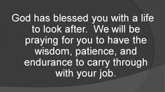 Congratulations for a new mom and dad. More