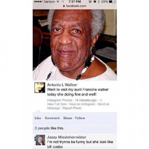 Bill Cosby Grandma Is Doing Fine & Well On Instagram