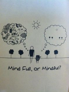 Mind Full, or Mindful? More