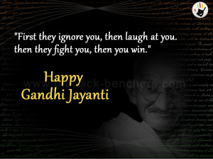 Happy Gandhi Jayanti wallpapers, quotes, Mahatma Gandhi images wishes