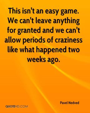 Pavel Nedved - This isn't an easy game. We can't leave anything for ...