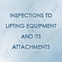 Programme for Inspections to Lifting Equipment and its Attachments