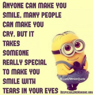 cute love minion quote