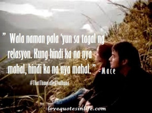 ... Lines from the Movie That Thing Called Tadhana | Love Quotes in Life