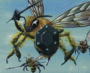 Bee-ware of the wicked warrior wasps wildly waving warlike weapons!