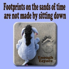 Footprints on the sands of time
