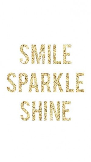Smile, Sparkle, Shine Art Print by Jeans and Tees and Travel and Cakes ...