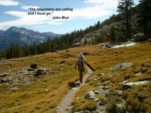 Peter Bakwin on the JMT in 2003