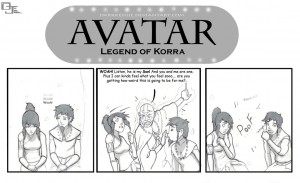 Avatar Korra and Tenzin by