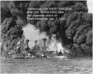 The Japanese Attack on Pearl Harbour; 7 Dec 1941