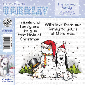 Barkley Rubber Stamp Christmas Set - Friends and Family