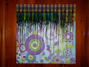 Crayon Art Ideas With Quotes Grow melted crayon art