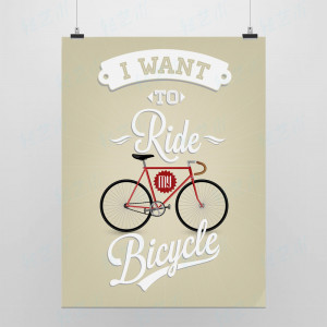 Light Art, Picture Saying, Quotes About Bike NO.2, Vintage Typography ...