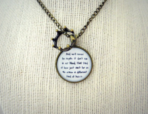 We'll Never Be Royals Handcrafted Pendant Necklace