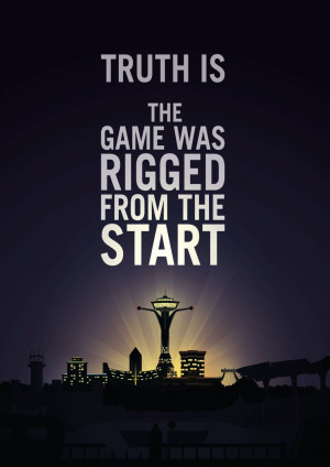 Fallout New Vegas Quote Poster - Created by Simon WardAvailable for ...