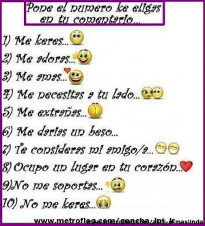 elegi una opcion que te guste de mi o que no te guste - Fotolog