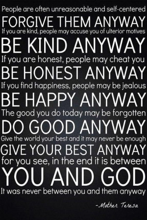 Godly Quotes by Mother Teresa
