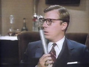 Mr. Green (Michael McKean), with the pipe, in the movie Clue, 1985