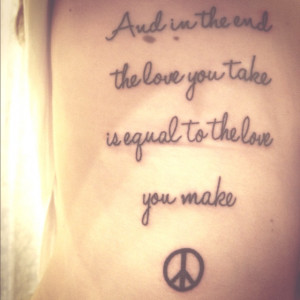 ... Quotes, Beatles Tattoo Th, Beatles Tattoos, Piercings Tattoo, Beatles