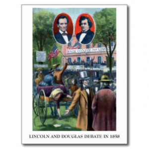Lincoln-Douglas Debate of 1858 Post Cards