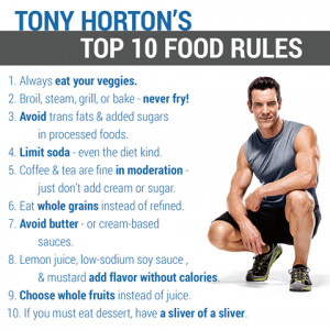 Tony Horton's Top 10 Food Rules!