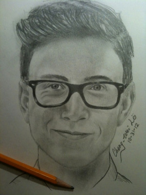 art cute hot pencil boy Sketch TylerOakley Tyler Oakley