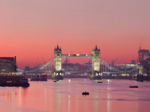 London Thames Sunset Panorama Image Puzzle