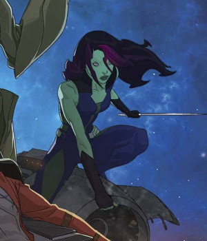 Ultimate Spider Man Guardians of the Galaxy Gamora