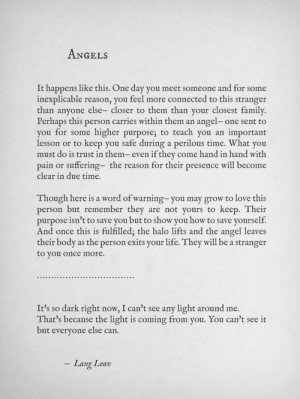 love popular relationships poetry angels lang leav