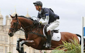 Local knowledge: William Fox-Pitt and Seacookie, pictured at Badminton ...