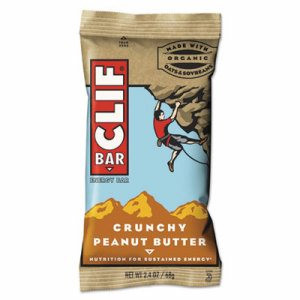 Clif Bar Energy Bar, Crunchy Peanut Butter, 2.4oz, 12/Box (CBC50120)