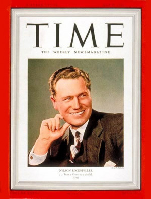 Nelson Rockefeller on the cover of TIME Magazine, 1939